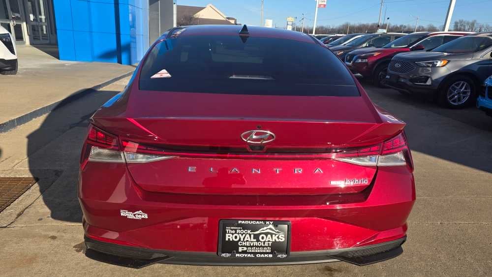 2023 Hyundai Elantra Hybrid Blue